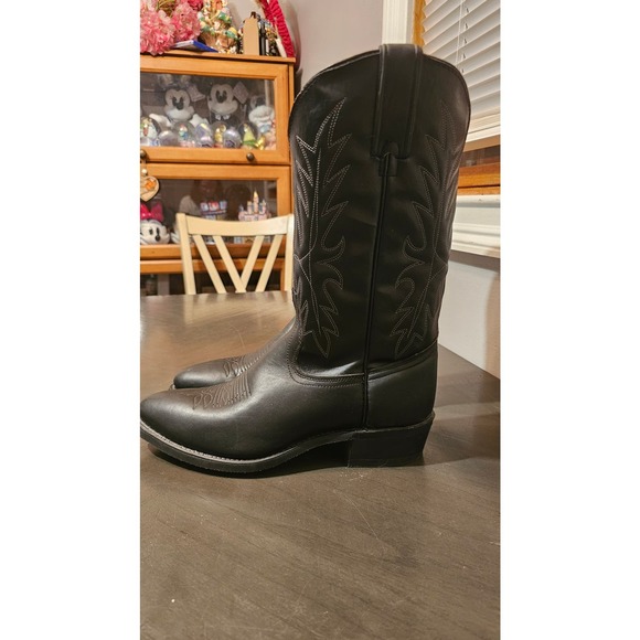 NEW Black vintage wrangler boots men\'s size 9‎ main image 6